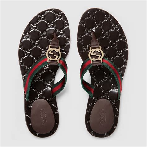 gucci thong slippers women|gucci slippers diamond.